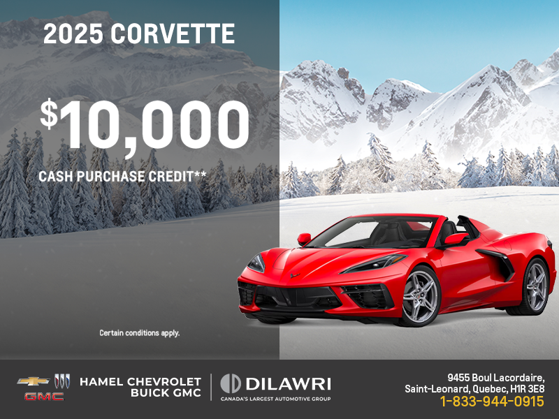 Get the 2025 Chevrolet Corvette