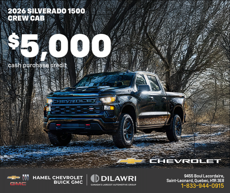 Get the 2026 Chevrolet Silverado 1500