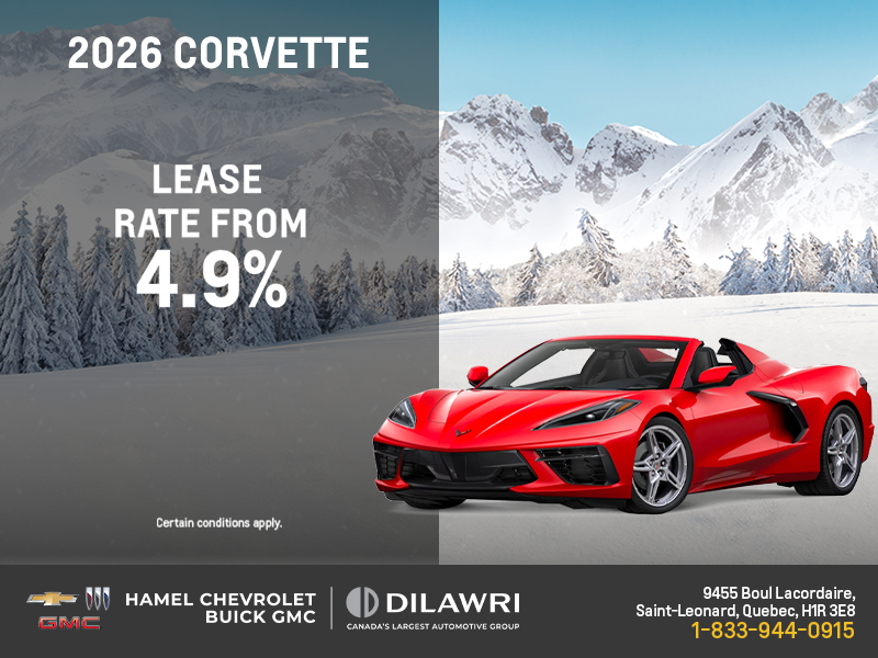 Get the 2026 Chevrolet Corvette