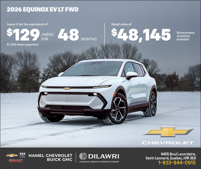 Get the 2026 Chevrolet Equinox EV