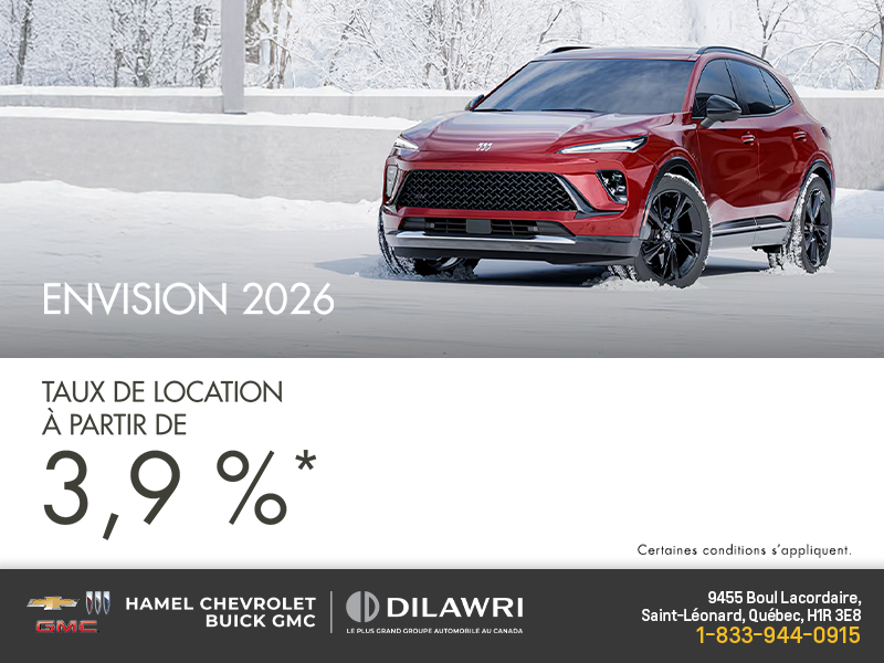 Procurez-vous la Buick Envision 2026