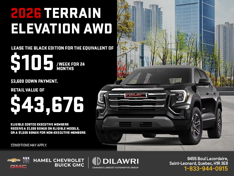 The 2026 GMC Terrain