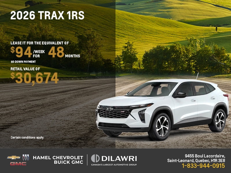 Get the 2026 Chevrolet Trax