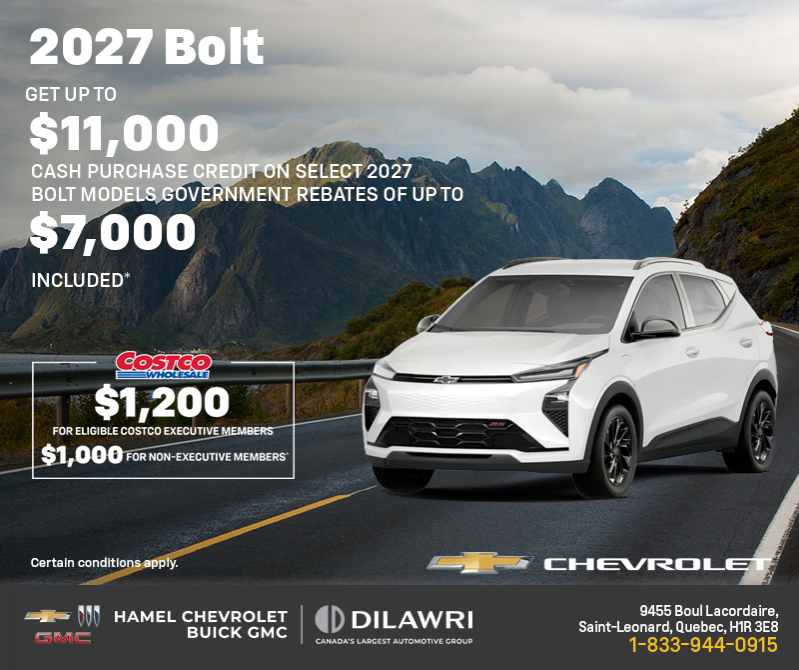 Get the 2027 Chevrolet Bolt