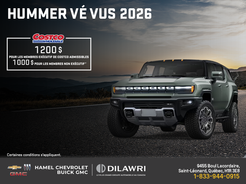 Le GMC Hummer VÉ VUS 2026