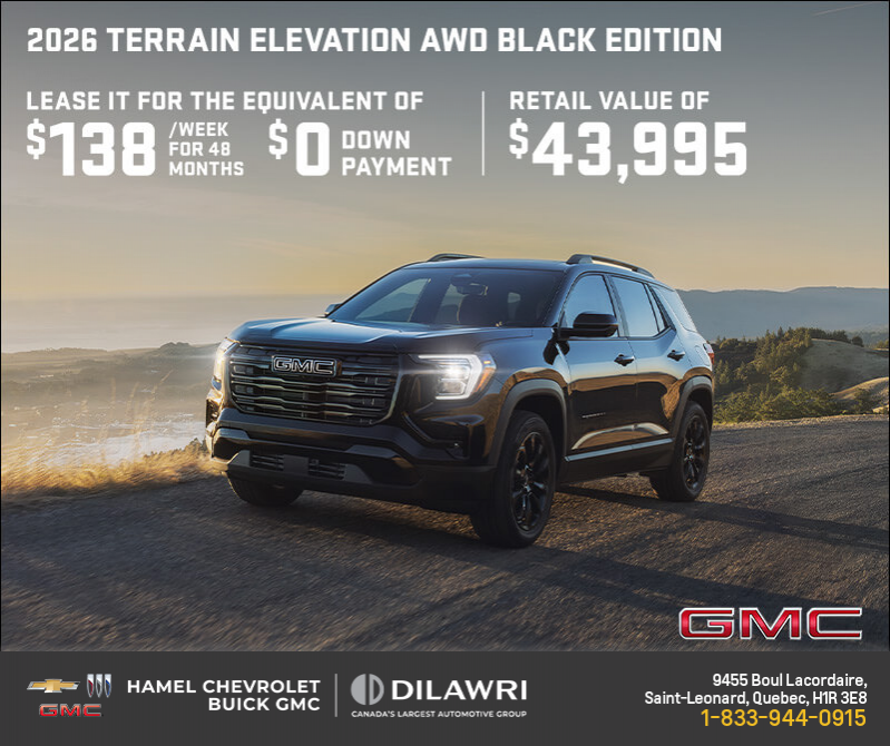 The 2026 GMC Terrain