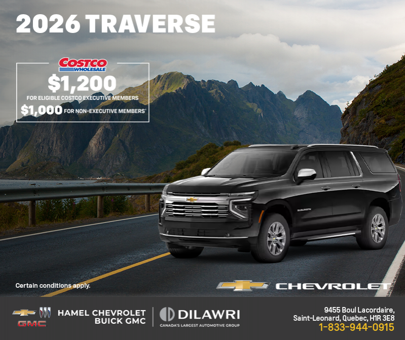 Get the 2026 Chevrolet Traverse