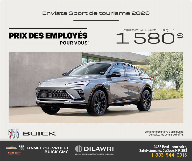 Procurez-vous la Buick Envista 2026