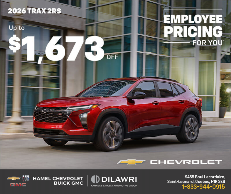 The 2026 Chevrolet Trax 2RS