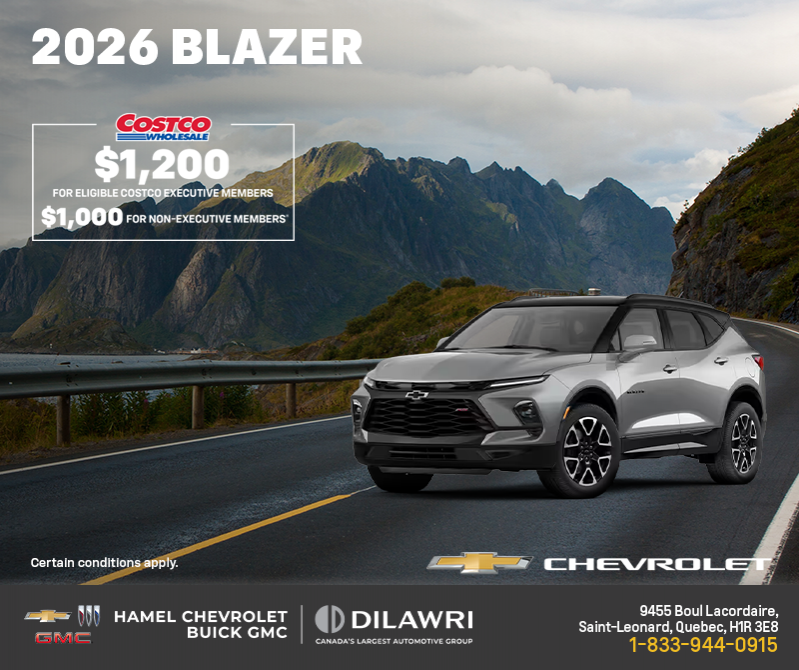 Get the 2026 Chevrolet Blazer