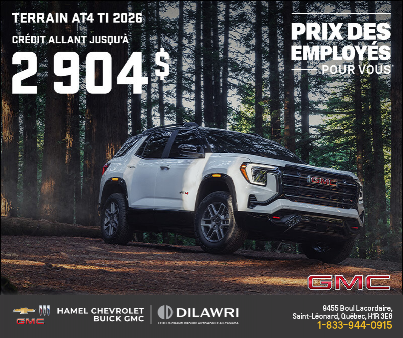 Le GMC Terrain 2026