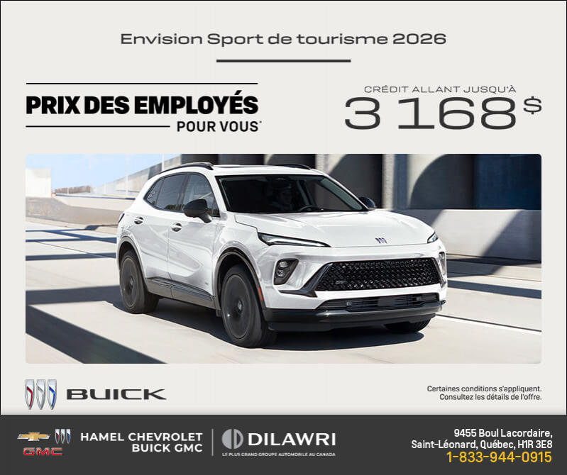 Procurez-vous la Buick Envision 2026