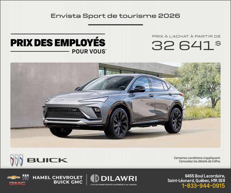 Procurez-vous la Buick Envista 2026