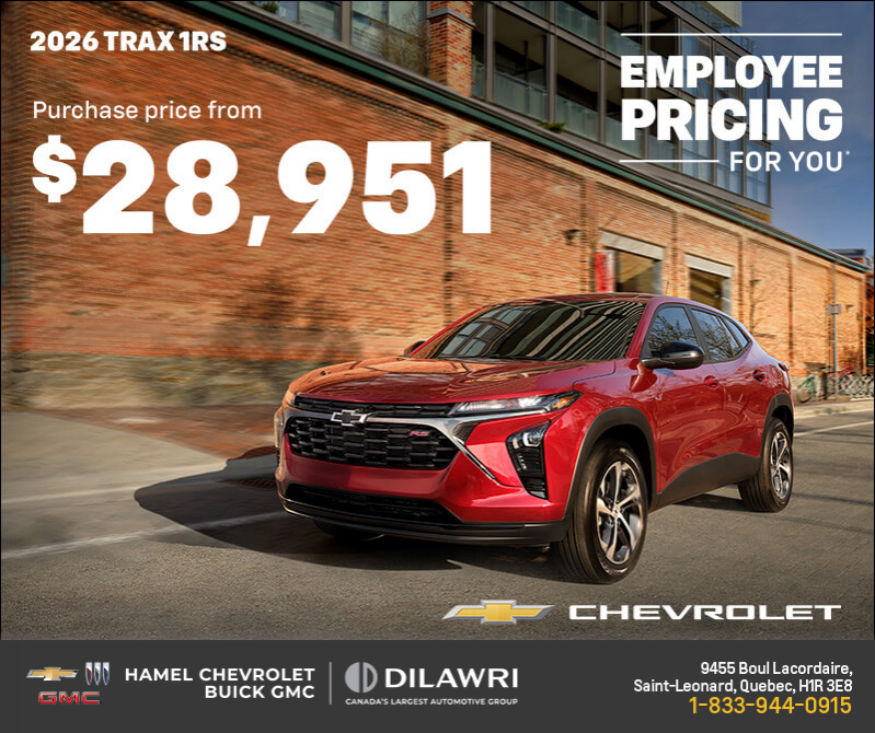 The 2026 Chevrolet Trax 2RS