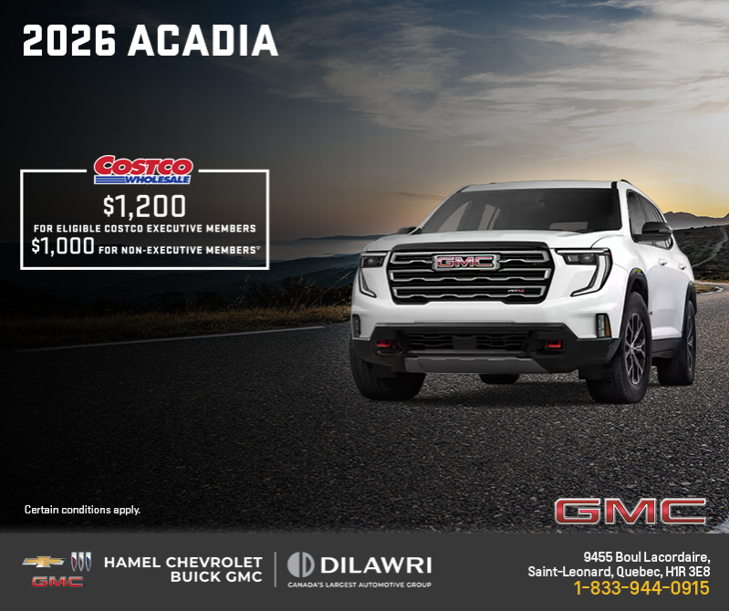 The 2026 GMC Acadia
