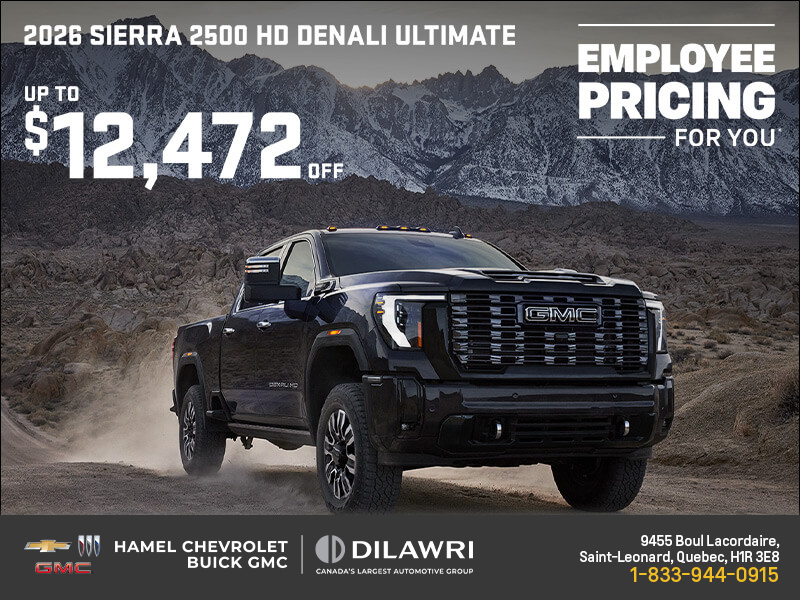 The 2026 GMC Sierra 2500 HD Denali Ultimate