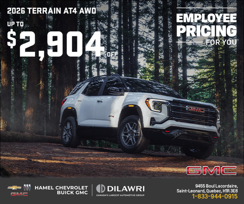 The 2026 GMC Terrain
