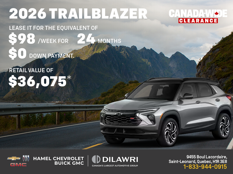 2026 Chevrolet Trailblazer