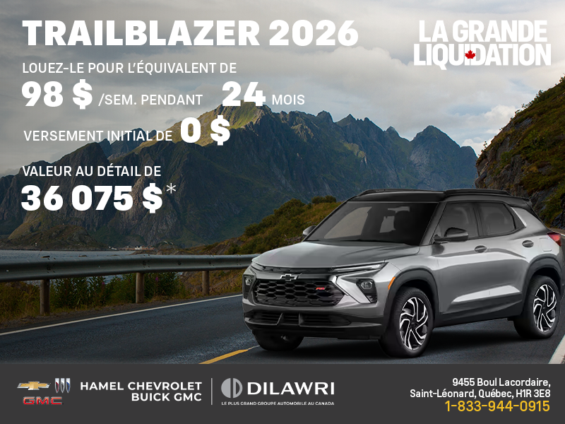Chevrolet Trailblazer 2026