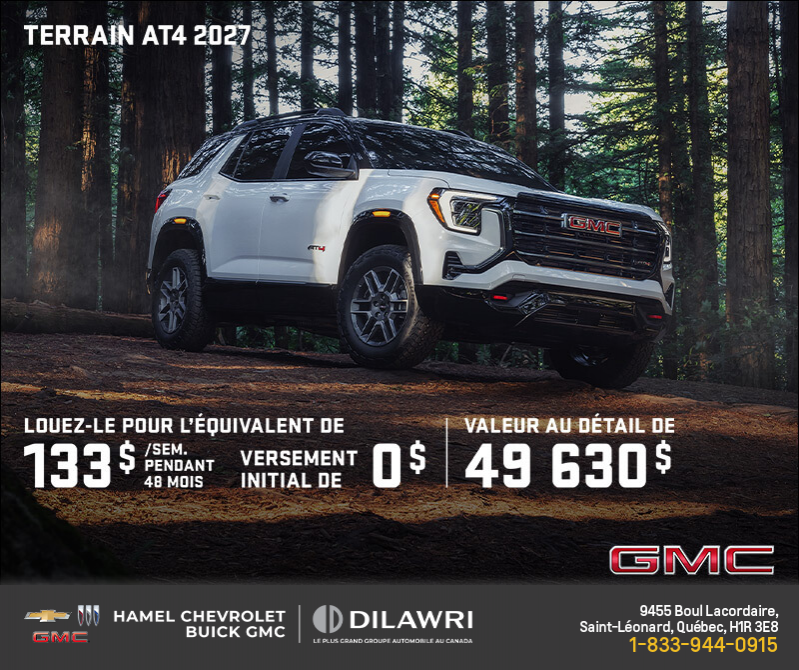 Le GMC Terrain AT4 2027