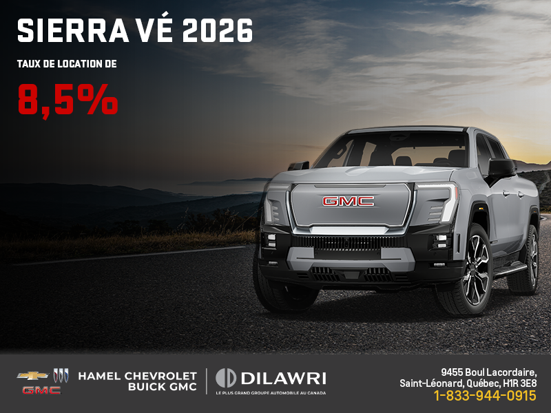 Le GMC Sierra EV 2026