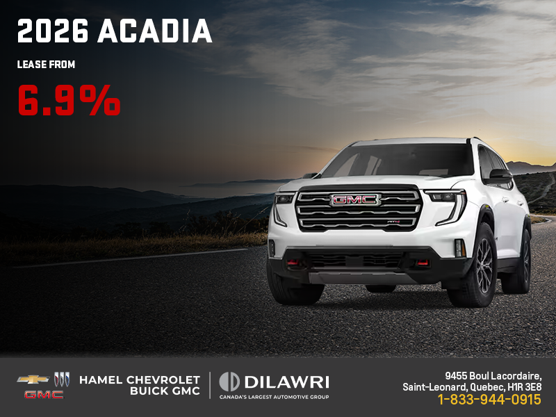The 2026 GMC Acadia