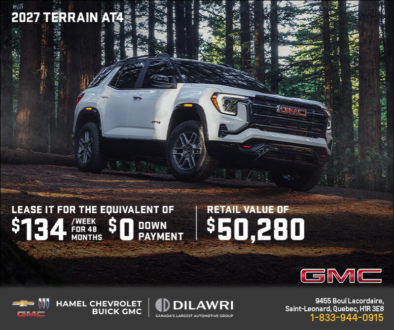 The 2027 GMC Terrain AT4