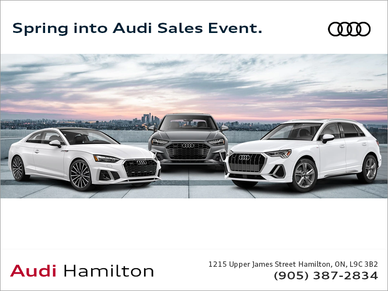 Audi Hamilton Spring Into Audi Sales Event