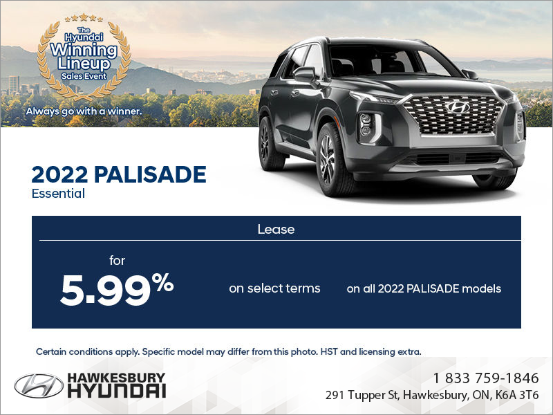 Hawkesbury Hyundai in Hawkesbury | Get the 2022 Palisade!