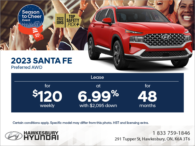 Hawkesbury Hyundai in Hawkesbury | Get the 2023 Santa Fe!