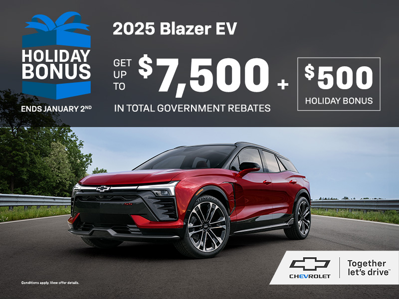 Get the 2024 Chevrolet Blazer EV