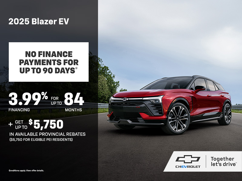 Get the 2025 Chevrolet Blazer EV