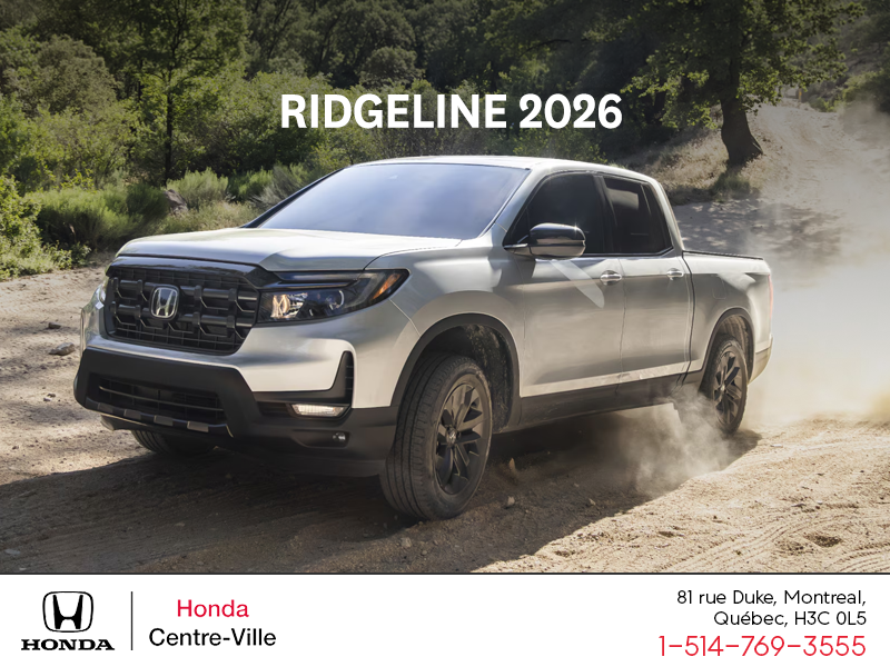 Honda Ridgeline 2026