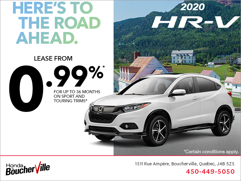 Get the 2020 Honda HR-V!