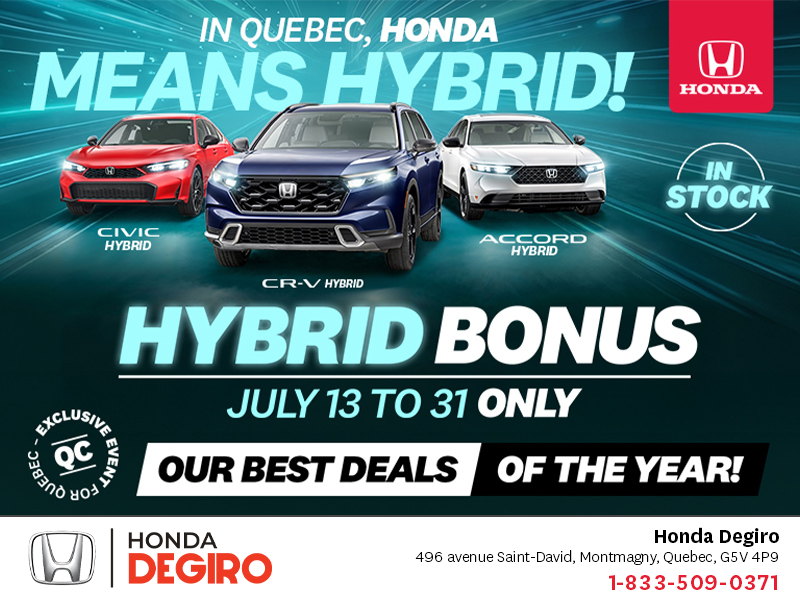 Honda Monthly Event!