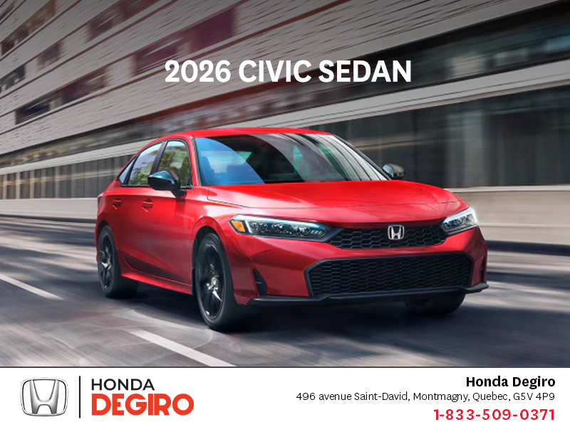Get the 2026 Honda Civic!