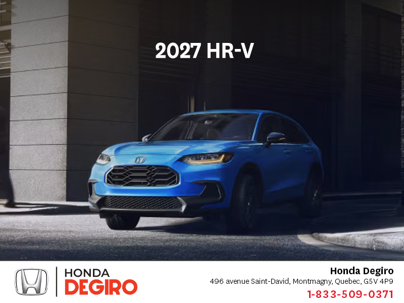 Get the 2027 Honda HR-V!