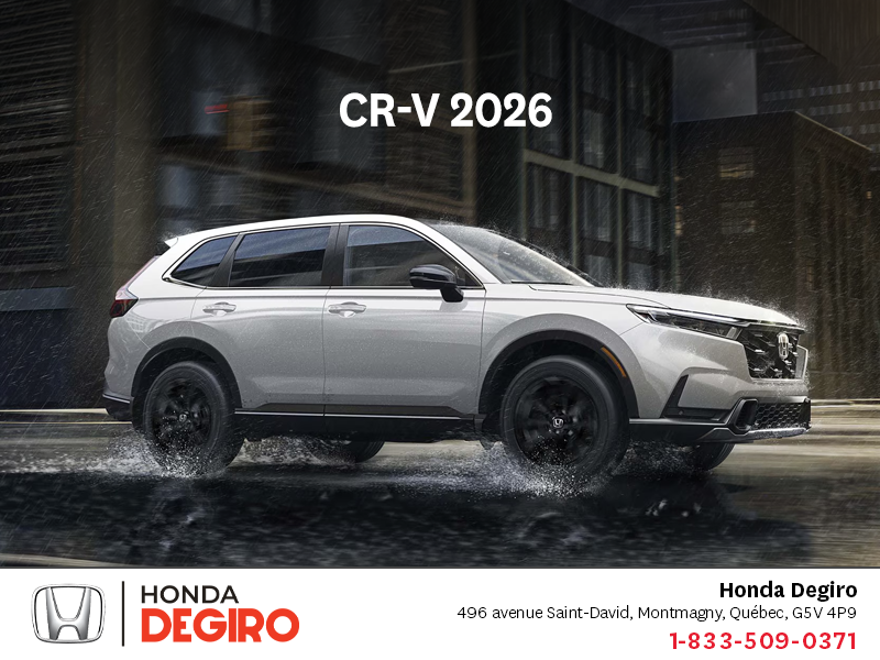 Obtenez la Honda CR-V 2026!