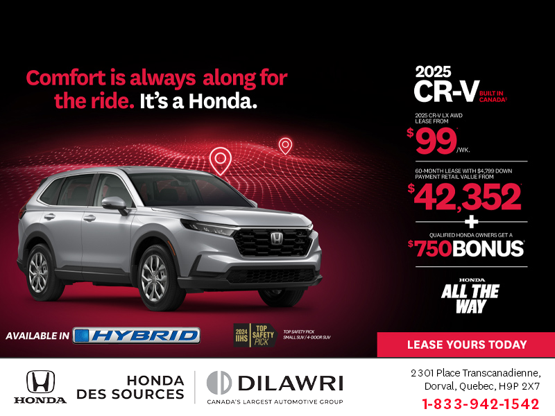 Get the 2025 Honda CR-V!