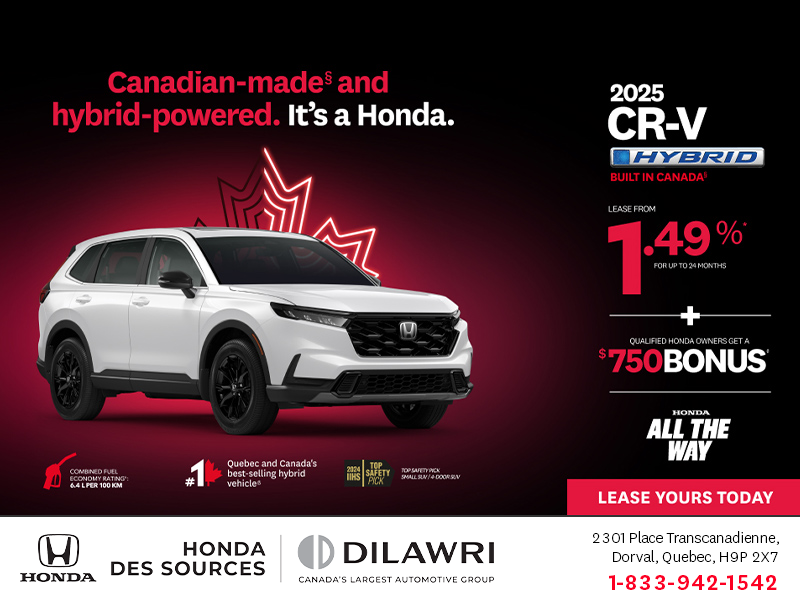 Get the 2025 Honda CR-V Hybrid!