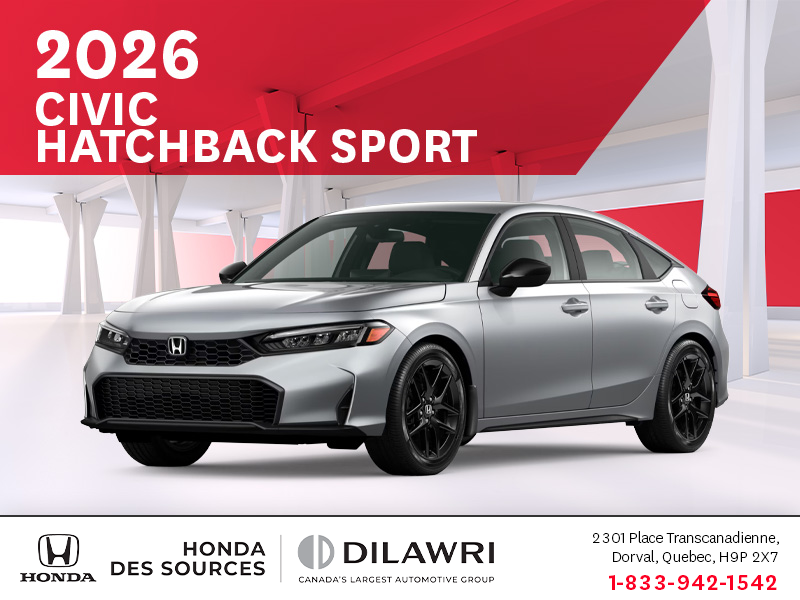 Get the 2026 Honda Civic Hatchback!