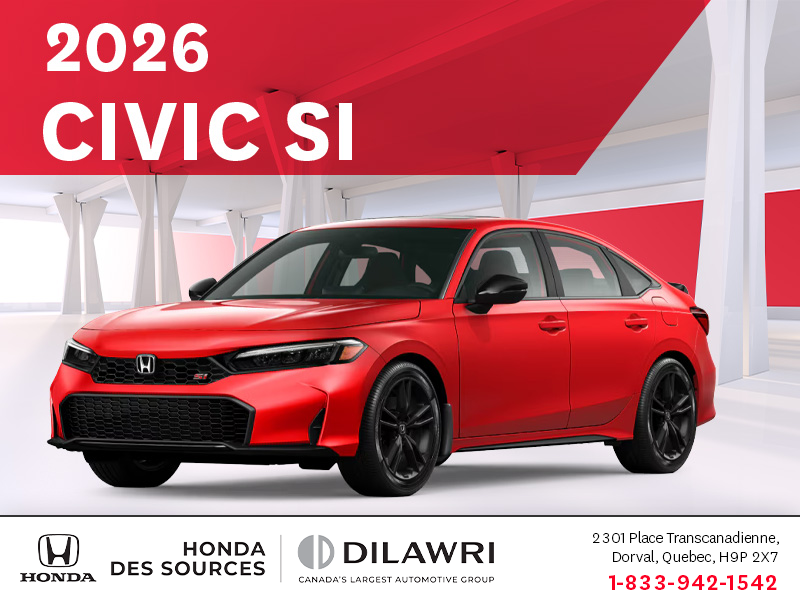 Get the 2026 Honda Civic Si!
