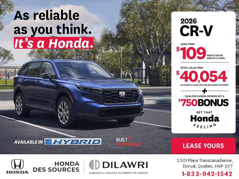 Get the 2026 Honda CR-V!