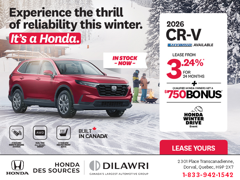 Get the 2026 Honda CR-V!