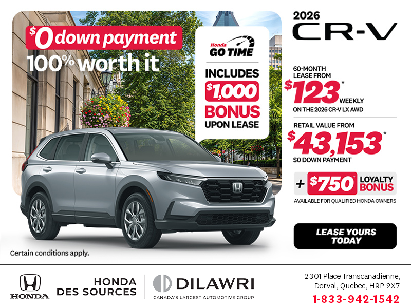 Get the 2026 Honda CR-V!