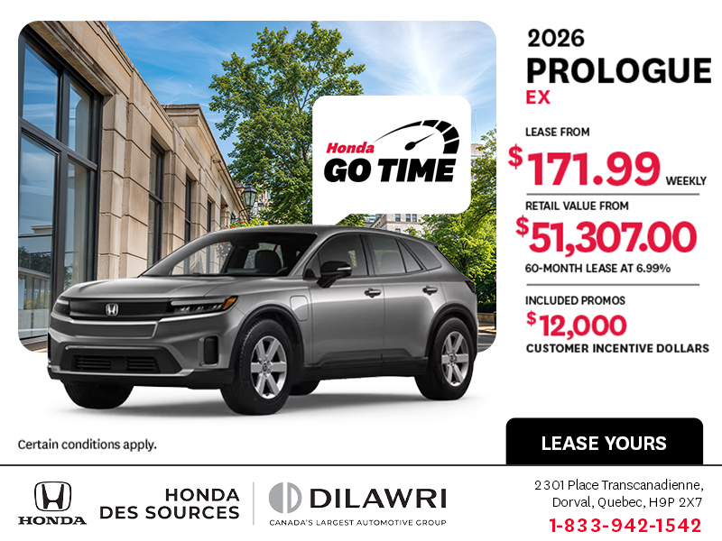 Get the 2026 Honda Prologue!