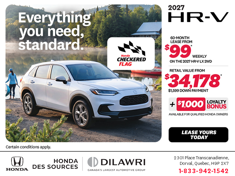 Get the 2027 Honda HR-V!