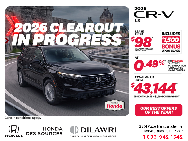 Get the 2026 Honda CR-V!