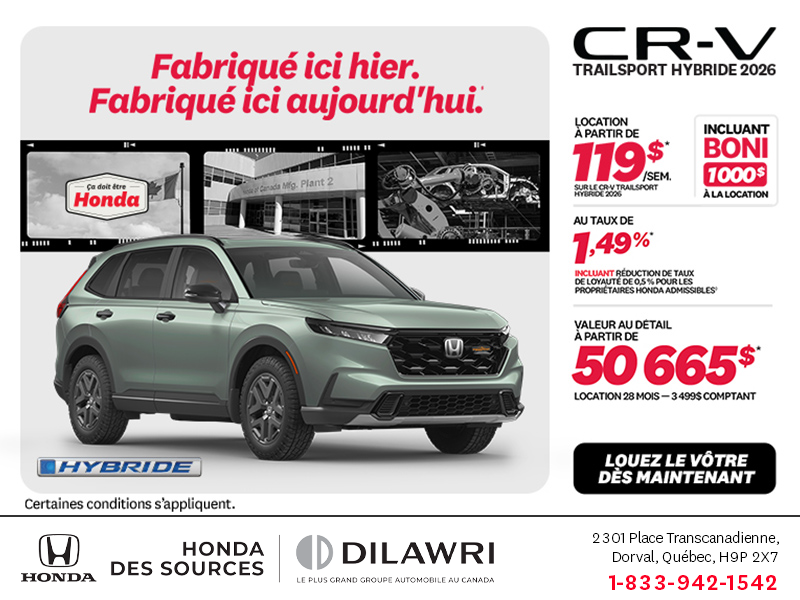 Honda CR-V Hybrid 2026