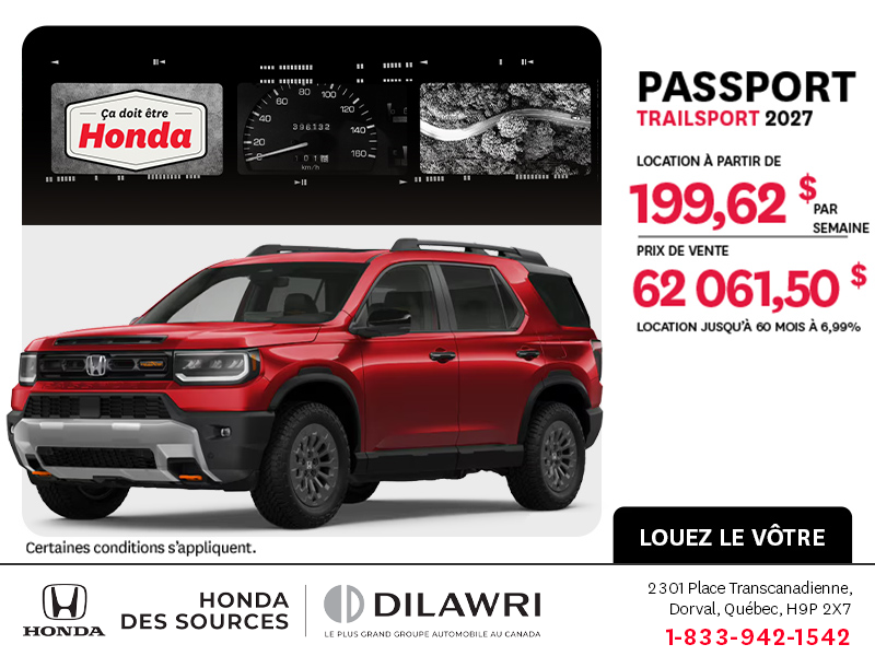 Honda Passport 2027